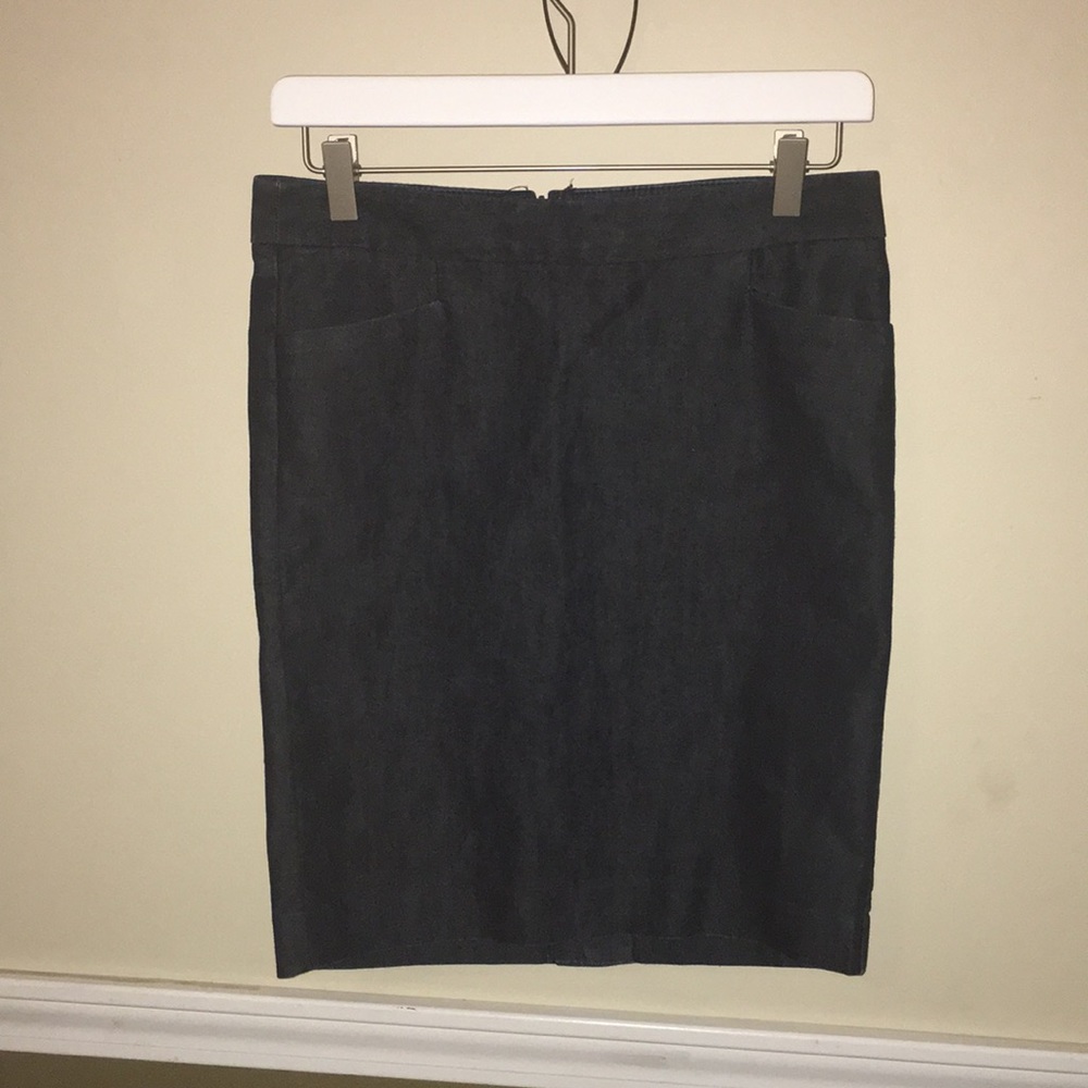 Express Design Studio pencil denim skirt